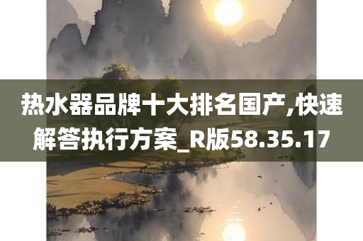 热水器品牌十大排名国产,快速解答执行方案_R版58.35.17