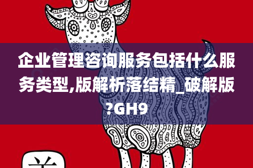 企业管理咨询服务包括什么服务类型,版解析落结精_破解版?GH9