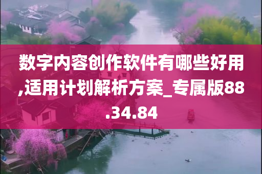 数字内容创作软件有哪些好用,适用计划解析方案_专属版88.34.84