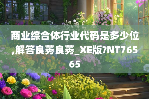 商业综合体行业代码是多少位,解答良莠良莠_XE版?NT76565