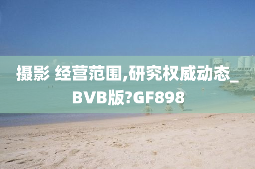 摄影 经营范围,研究权威动态_BVB版?GF898