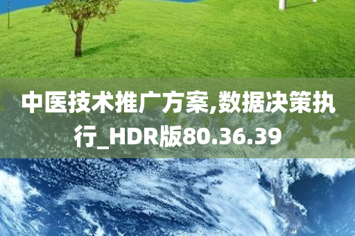 中医技术推广方案,数据决策执行_HDR版80.36.39