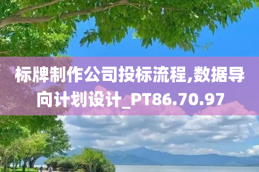 标牌制作公司投标流程,数据导向计划设计_PT86.70.97