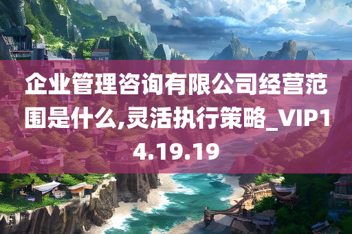 企业管理咨询有限公司经营范围是什么,灵活执行策略_VIP14.19.19