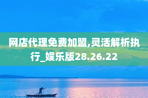 网店代理免费加盟,灵活解析执行_娱乐版28.26.22