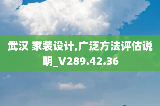 武汉 家装设计,广泛方法评估说明_V289.42.36