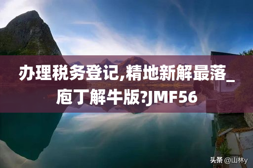 办理税务登记,精地新解最落_庖丁解牛版?JMF56