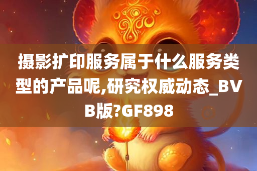 摄影扩印服务属于什么服务类型的产品呢,研究权威动态_BVB版?GF898