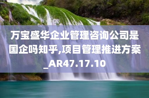 万宝盛华企业管理咨询公司是国企吗知乎,项目管理推进方案_AR47.17.10