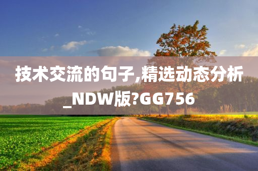 技术交流的句子,精选动态分析_NDW版?GG756