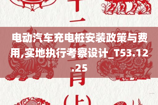 电动汽车充电桩安装政策与费用,实地执行考察设计_T53.12.25