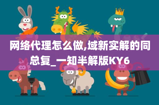 网络代理怎么做,域新实解的同总复_一知半解版KY6