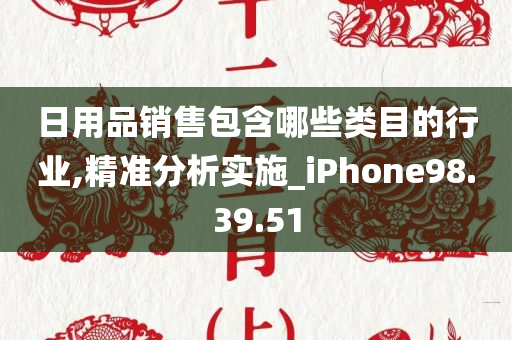 日用品销售包含哪些类目的行业,精准分析实施_iPhone98.39.51