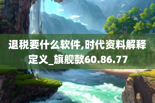 退税要什么软件,时代资料解释定义_旗舰款60.86.77