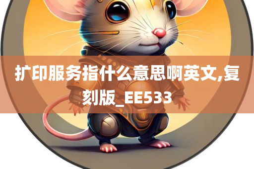 扩印服务指什么意思啊英文,复刻版_EE533