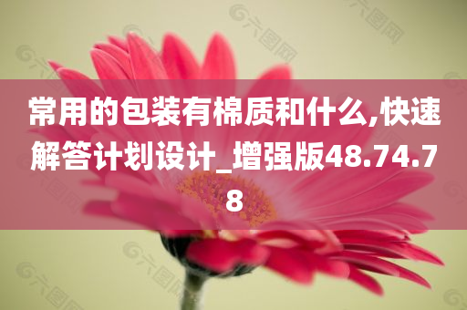 常用的包装有棉质和什么,快速解答计划设计_增强版48.74.78