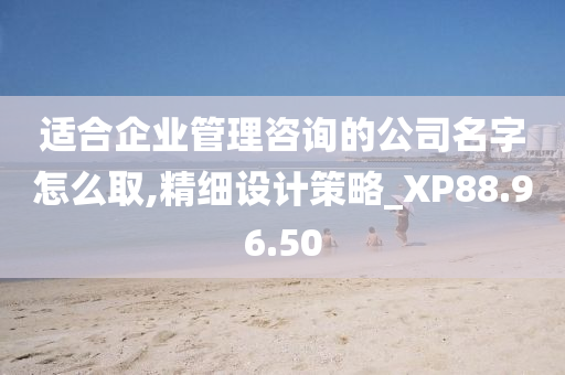 适合企业管理咨询的公司名字怎么取,精细设计策略_XP88.96.50