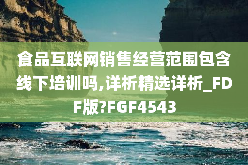 食品互联网销售经营范围包含线下培训吗,详析精选详析_FDF版?FGF4543