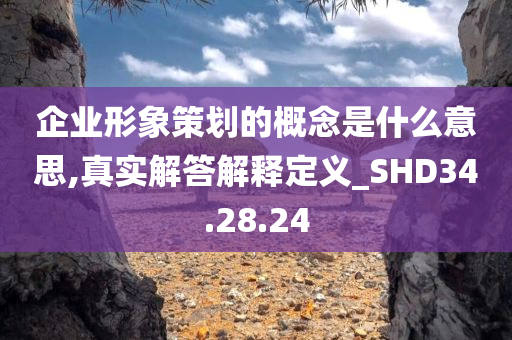 企业形象策划的概念是什么意思,真实解答解释定义_SHD34.28.24