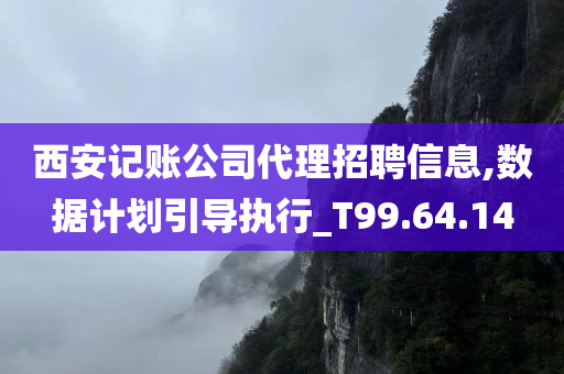 西安记账公司代理招聘信息,数据计划引导执行_T99.64.14