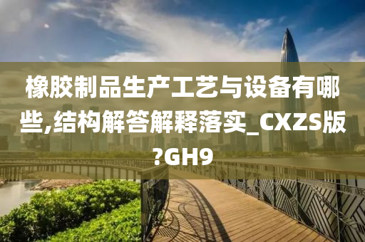 橡胶制品生产工艺与设备有哪些,结构解答解释落实_CXZS版?GH9