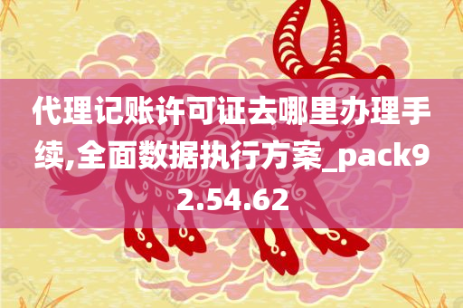 代理记账许可证去哪里办理手续,全面数据执行方案_pack92.54.62