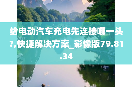 给电动汽车充电先连接哪一头?,快捷解决方案_影像版79.81.34