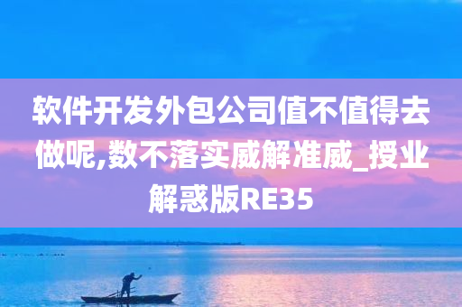 软件开发外包公司值不值得去做呢,数不落实威解准威_授业解惑版RE35