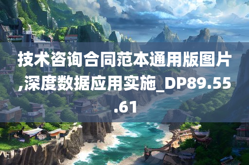 技术咨询合同范本通用版图片,深度数据应用实施_DP89.55.61