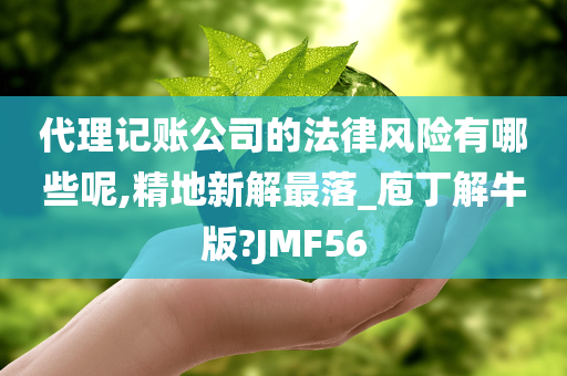 代理记账公司的法律风险有哪些呢,精地新解最落_庖丁解牛版?JMF56