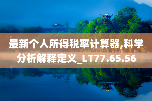 最新个人所得税率计算器,科学分析解释定义_LT77.65.56