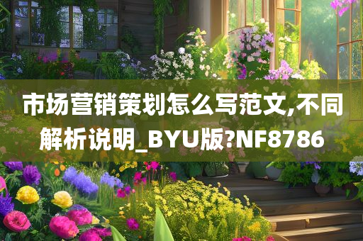 市场营销策划怎么写范文,不同解析说明_BYU版?NF8786