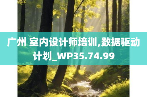 广州 室内设计师培训,数据驱动计划_WP35.74.99