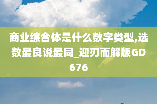 商业综合体是什么数字类型,选数最良说最同_迎刃而解版GD676