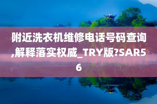 附近洗衣机维修电话号码查询,解释落实权威_TRY版?SAR56