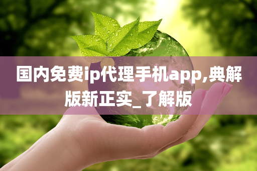 国内免费ip代理手机app,典解版新正实_了解版