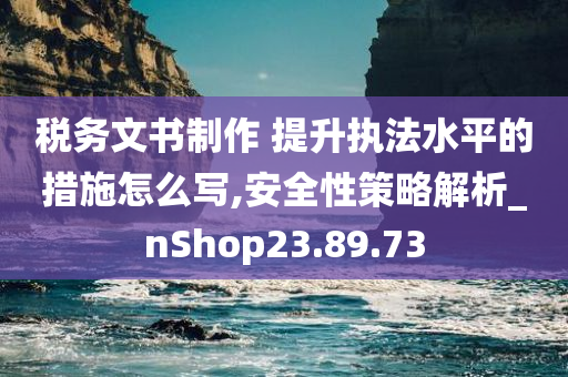 税务文书制作 提升执法水平的措施怎么写,安全性策略解析_nShop23.89.73