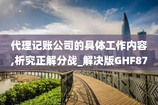 代理记账公司的具体工作内容,析究正解分战_解决版GHF87