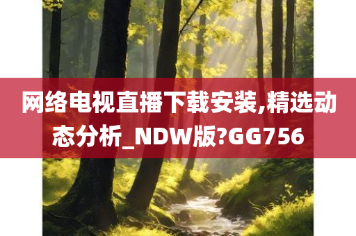 网络电视直播下载安装,精选动态分析_NDW版?GG756