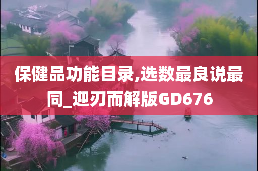 保健品功能目录,选数最良说最同_迎刃而解版GD676