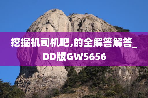 挖掘机司机吧,的全解答解答_DD版GW5656