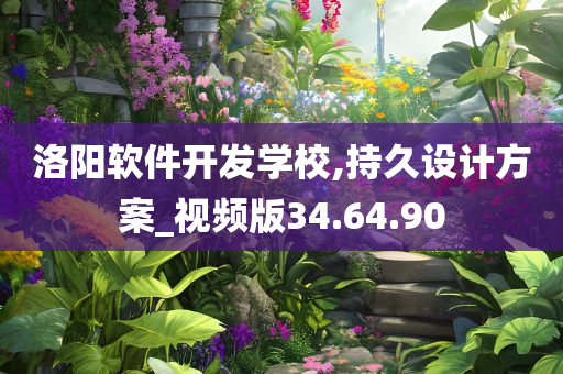 洛阳软件开发学校,持久设计方案_视频版34.64.90