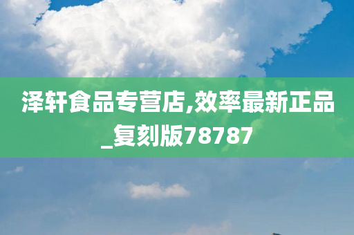 泽轩食品专营店,效率最新正品_复刻版78787