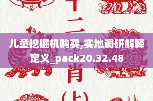 儿童挖掘机购买,实地调研解释定义_pack20.32.48