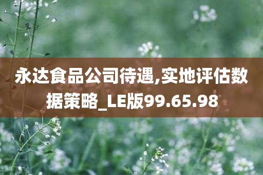 永达食品公司待遇,实地评估数据策略_LE版99.65.98