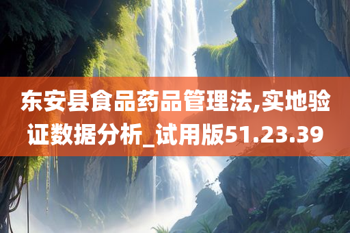 东安县食品药品管理法,实地验证数据分析_试用版51.23.39