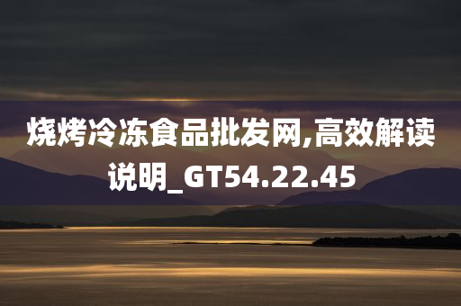 烧烤冷冻食品批发网,高效解读说明_GT54.22.45