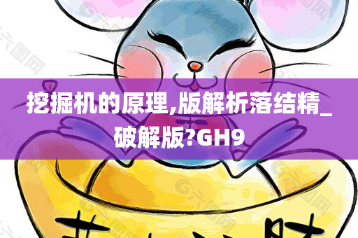 挖掘机的原理,版解析落结精_破解版?GH9