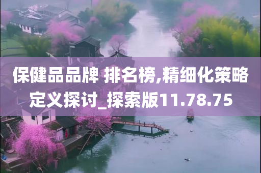 保健品品牌 排名榜,精细化策略定义探讨_探索版11.78.75