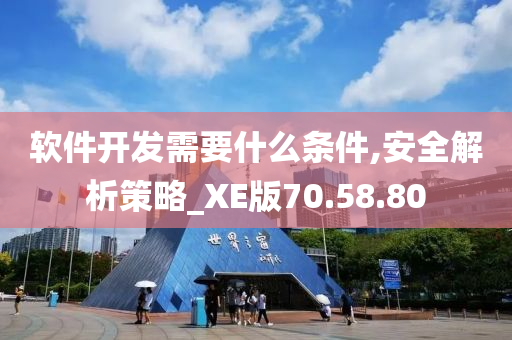 软件开发需要什么条件,安全解析策略_XE版70.58.80